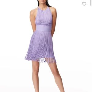 Herve Leger fringe dress worn once for two hours